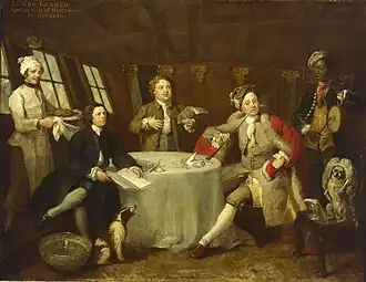Captain Lord George Graham in his Cabin, 1746, National Maritime Museum