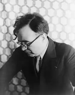 Carlos Chávez in 1937 by Carl Van Vechten.