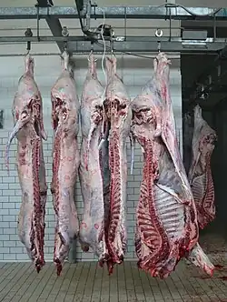 Image 3Sides of beef in a slaughterhouse (from Animal)