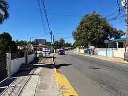 A stretch of PR-5510 in Barrio Capitanejo, looking south