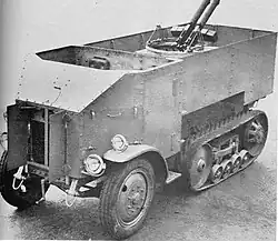British semi-tracked armoured personnel carrier Kégresse track 30cwt
