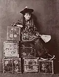 Xie Kitchin in Tea merchant (on duty) by Lewis Carroll on 14 July 1873.