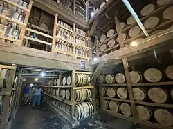 Casks of Jack Daniel's Whiskey