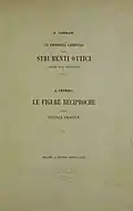 Le proprietà cardinali degli strumenti ottici anche non centrati, 1872
