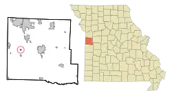 Location of Lake Annette, Missouri
