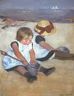 Children Playing on the Beach (1884)