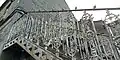 Cast iron staircase on the northeastern side of the building