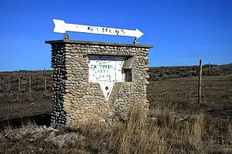 Cat Creek Oil Field Sign
