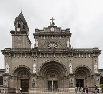 Main façade of the cathedral
