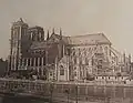 Cathedral of Notre Dame in Paris (1850)
