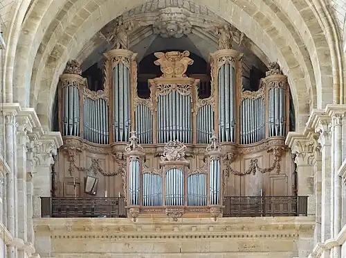 The cathedral organ, originally in Morimond Abbey