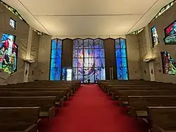 View toward the entrance