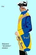Uniform of the Penthièvre Cavalry from 1762 to 1767