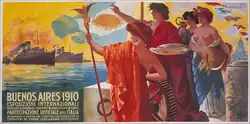 Image 6Poster to promote the Centennial of Argentina (1910) (from Graphic design)