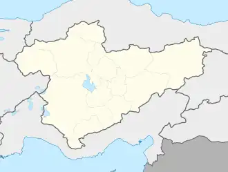 Yazılı is located in Turkey Central Anatolia