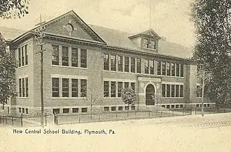 The Central High School in Plymouth, PA (built 1906).