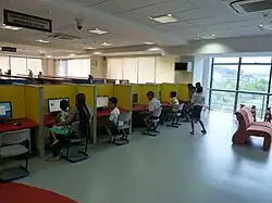 Children's section on the second floor.