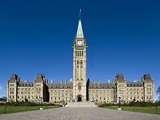 Image 91Centre Block, Ottawa, Canada (from Portal:Architecture/Civic building images)