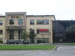 The Caraquet cultural center, occupying the college site.