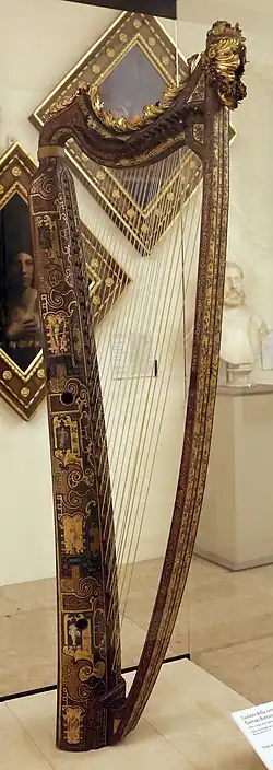Giovanni Battista Giacometti, Giulio Marescotti, el Bastarolo, Estense Harp, 1581–93.