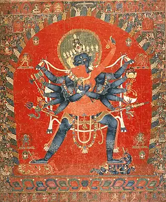 Cakrasaṃvara painting