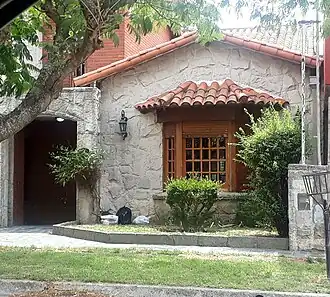 A recently built 'revivalist' Mar del Plata style house in Parque Luro, in the northern outskirts of Mar del Plata