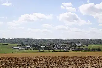 A general view of Champigneul-sur-Vence