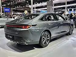 Rear view of the third generation Changan Eado based on the Lamore sedan.
