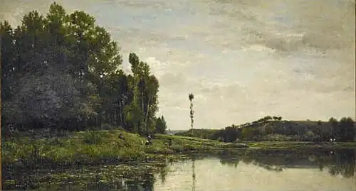 Banks of the Oise (1863) Saint Louis Art Museum