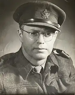Charles Bruce in uniform, 1944