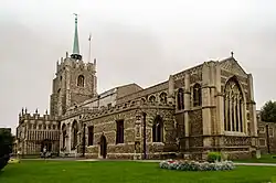 Chelmsford Cathedral, seat of the Bishop of Chelmsford