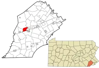Location in Chester County and the U.S. state of Pennsylvania.