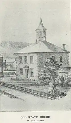 Ohio Statehouse at Chillicothe, 1808
