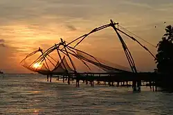 Chinese fishing nets in Kochi