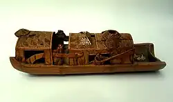 Chinese bamboo carving, Qing dynasty, c.1900