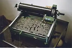 Chinese typewriter (index-type) produced by Shuangge, with 2,450 characters