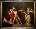 Ulysse et Télémaque tuent les prétendants (Ulysses and Telemachus slaughter the suitors), 1812