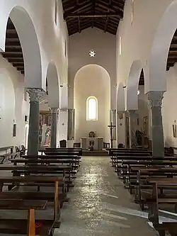 Interior of the church of St. Peter Alli Marmi.