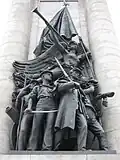 Soldiers' and Sailors' Monument detail