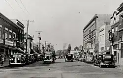 Looking down Wilson Blvd, c. 1930. Courtesy of Charlie Clark Center for Local History, Arlington Public Library