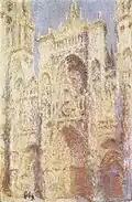Rouen Cathedral, West Façade, Sunlight 1894 National Gallery of Art Washington, D.C., USA