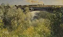 French Impressionism, The Bridge at Chatou, Monet, 1875