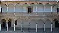 Renaissance architecture (bottom colonnade, es:Convento de la Asunción (Almagro))