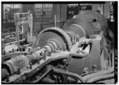 A-C Steam Turbine with engine housing removed, 1929