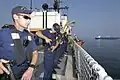 USCGC&nbsp;Northland crew returning from boarding