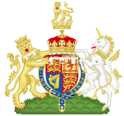 Coat of arms as Duke of Windsor