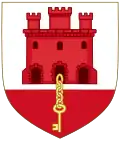Coat of Arms of Gibraltar 1704/1713-1836