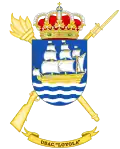 Coat of Arms of the Barracks Services Unit "Loyola" (USAC)