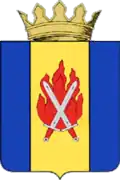 Coat of arms of Oktyabrsky District, Volgograd Oblast