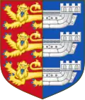 Arms of Sandwich, recorded at the visitation of 1574